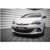 Maxton - Lame Du Pare-Chocs Avant V.1 Opel Astra GTC OPC-Line J Noir Brillant