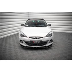 Maxton - Lame Du Pare-Chocs Avant V.1 Opel Astra GTC OPC-Line J Noir Brillant