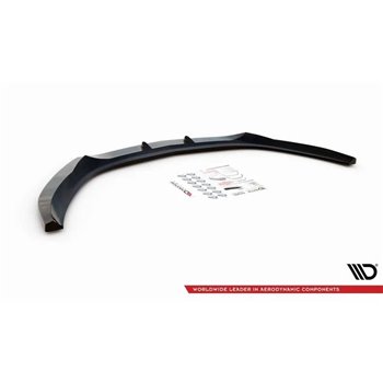 Maxton - Lame Du Pare-Chocs Avant V.1 Opel Astra GTC OPC-Line J Noir Brillant