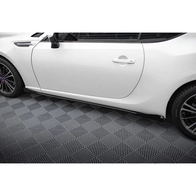 Maxton - Street Pro Rajouts Des Bas De Caisse Subaru BRZ Mk1 / Mk1 Facelift Noir + Rabats Brillant