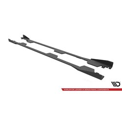 Maxton - Street Pro Rajouts Des Bas De Caisse Subaru BRZ Mk1 / Mk1 Facelift Noir + Rabats Brillant 