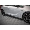 Maxton - Street Pro Rajouts Des Bas De Caisse Opel Astra GTC OPC-Line J Noir-Rouge