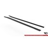 Maxton - Street Pro Rajouts Des Bas De Caisse Opel Astra GTC OPC-Line J Noir-Rouge
