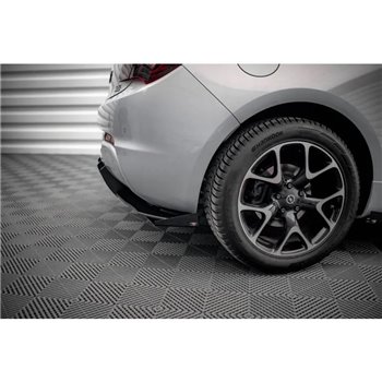 Maxton - Street Pro Diffuseur Arrière Complet Opel Astra GTC OPC-Line J Noir + Rabats Brillant 