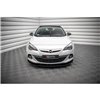 Maxton - Street Pro Lame Du Pare-Chocs Avant Opel Astra GTC OPC-Line J Noir-Rouge