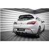 Maxton - Street Pro Diffuseur Arrière Complet Opel Astra GTC OPC-Line J Rouge + Rabats Brillant