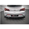 Maxton - Street Pro Diffuseur Arrière Complet Opel Astra GTC OPC-Line J Rouge + Rabats Brillant