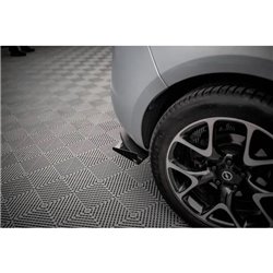Maxton - Street Pro Diffuseur Arrière Complet Opel Astra GTC OPC-Line J Rouge + Rabats Brillant
