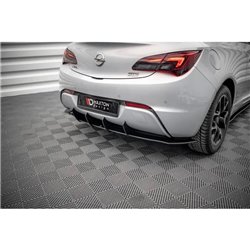 Maxton - Street Pro Central Diffuseur Arriere Opel Astra GTC OPC-Line J Noir-Rouge