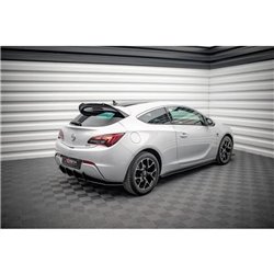Maxton - Street Pro Central Diffuseur Arriere Opel Astra GTC OPC-Line J Noir-Rouge