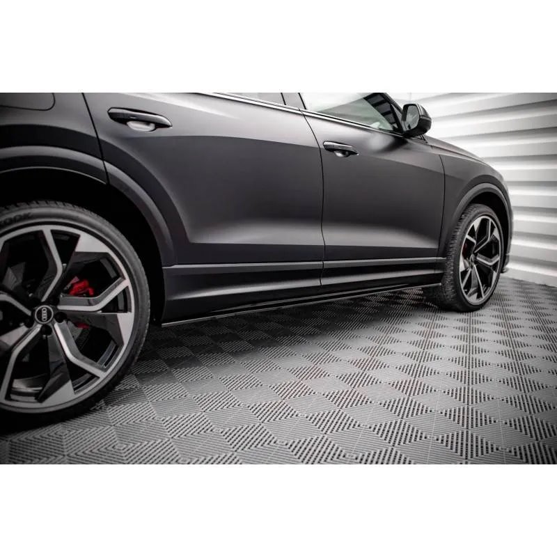 Maxton - Rajouts Des Bas De Caisse Audi RSQ8 Mk1 Noir Brillant