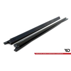Maxton - Rajouts Des Bas De Caisse Audi RSQ8 Mk1 Noir Brillant