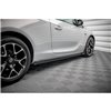 Maxton - Street Pro Rajouts Des Bas De Caisse Opel Astra GTC OPC-Line J Noir-Rouge + Rabats Brillant