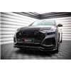 Maxton - Lame Du Pare-Chocs Avant V.3 Audi RSQ8 Mk1 Noir Brillant