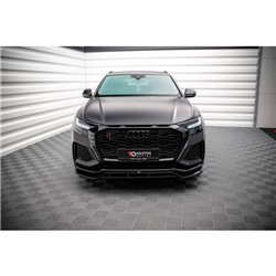 Maxton - Lame Du Pare-Chocs Avant V.3 Audi RSQ8 Mk1 Noir Brillant