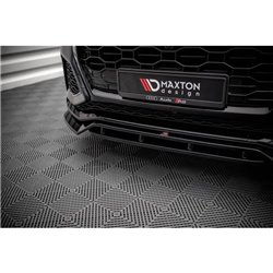 Maxton - Lame Du Pare-Chocs Avant V.3 Audi RSQ8 Mk1 Noir Brillant