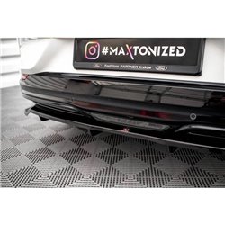 Maxton - Arriere Lame (avec une barre verticale) Ford Mustang Mach-E Mk1 Noir Brillant