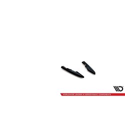 Maxton - Lames De Pare-Chocs Arrière Latérales Audi RSQ8 Mk1 Noir Brillant