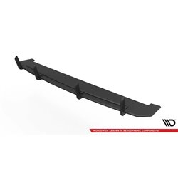 Maxton - Street Pro Central Diffuseur Arriere Audi RSQ8 Mk1 Noir-Rouge