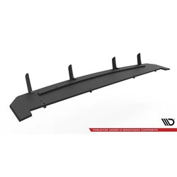Maxton - Street Pro Central Diffuseur Arriere Audi RSQ8 Mk1 Noir-Rouge