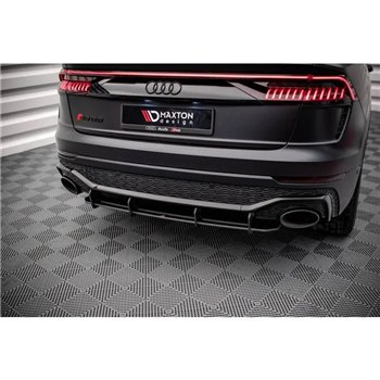 Maxton - Street Pro Central Diffuseur Arriere Audi RSQ8 Mk1 Rouge