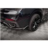 Maxton - Arriere Lame (avec une barre verticale) BMW X6 M-Pack F16 Noir Brillant