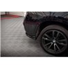 Maxton - Arriere Lame (avec une barre verticale) BMW X6 M-Pack F16 Noir Brillant