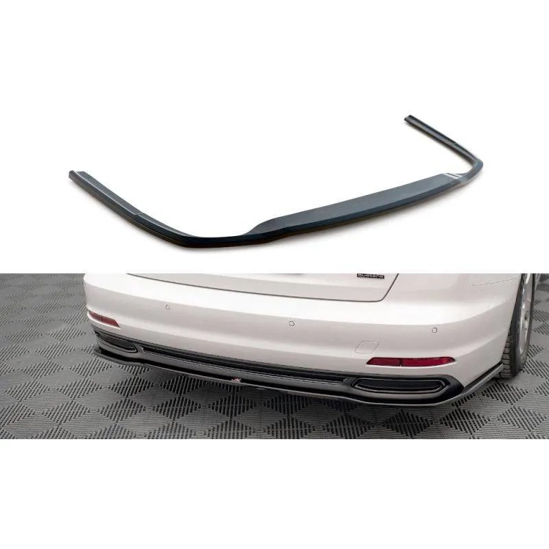 Maxton - Arriere Splitter Audi A6 C8 Noir Brillant