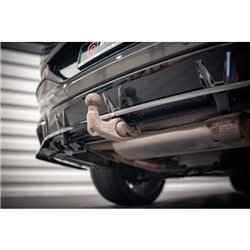 Maxton - Arriere Lame (avec une barre verticale) V.3 BMW X6 M-Pack G06 Noir Brillant