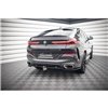 Maxton - Arriere Lame (avec une barre verticale) V.3 BMW X6 M-Pack G06 Noir Brillant