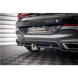 Maxton - Arriere Lame (avec une barre verticale) V.3 BMW X6 M-Pack G06 Noir Brillant