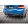 Maxton - Arriere Lame (avec une barre verticale) BMW 2 M-Pack F22 Noir Brillant