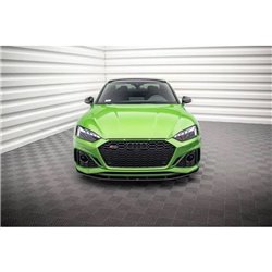 Maxton - Street Pro Lame Du Pare-Chocs Avant Audi RS5 F5 Facelift Noir-Rouge