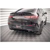 Maxton - Arriere Lame (avec une barre verticale) Mercedes-Benz GLE Coupe AMG-Line C167 / C167 Facelift Noir Brillant
