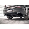 Maxton - Arriere Lame (avec une barre verticale) Mercedes-Benz GLE Coupe AMG-Line C167 / C167 Facelift Noir Brillant