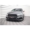 Maxton - Street Pro Lame Du Pare-Chocs Avant Audi S3 / A3 S-Line Sportback 8V Facelift Noir