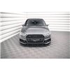 Maxton - Street Pro Lame Du Pare-Chocs Avant Audi S3 / A3 S-Line Sportback 8V Facelift Noir-Rouge