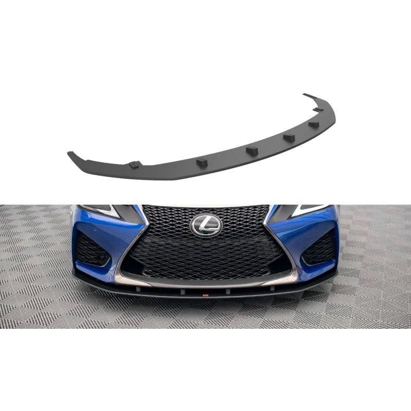 Maxton - Street Pro Lame Du Pare-Chocs Avant Lexus GS F Mk4 Facelift Noir-Rouge