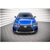 Maxton - Street Pro Lame Du Pare-Chocs Avant Lexus GS F Mk4 Facelift Noir-Rouge