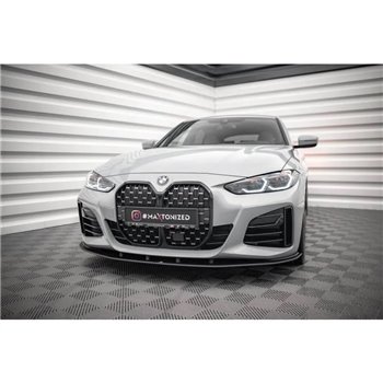 Maxton - Street Pro Lame Du Pare-Chocs Avant BMW 4 Gran Coupe M-Pack G26 Noir