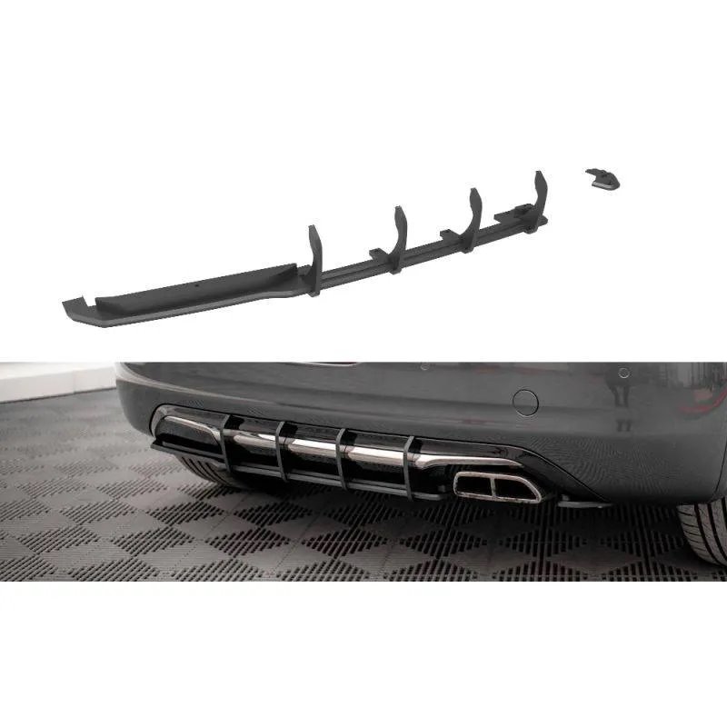 Maxton - Street Pro Central Diffuseur Arriere Peugeot 208 GTi Mk1 Noir