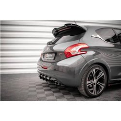 Maxton - Street Pro Central Diffuseur Arriere Peugeot 208 GTi Mk1 Noir