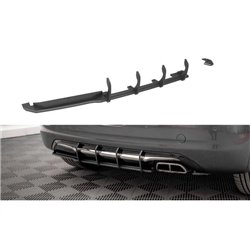 Maxton - Street Pro Central Diffuseur Arriere Peugeot 208 GTi Mk1 Rouge