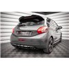 Maxton - Street Pro Central Diffuseur Arriere Peugeot 208 GTi Mk1 Rouge