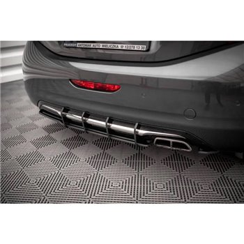 Maxton - Street Pro Central Diffuseur Arriere Peugeot 208 GTi Mk1 Rouge