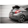 Maxton - Street Pro Central Diffuseur Arriere Peugeot 208 GTi Mk1 Rouge