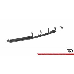 Maxton - Street Pro Central Diffuseur Arriere Peugeot 208 GTi Mk1 Noir-Rouge