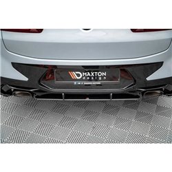 Maxton - Street Pro Central Diffuseur Arriere BMW X4 M-Pack G02 Facelift Noir-Rouge