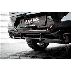 Maxton - Street Pro Central Diffuseur Arriere BMW X4 M-Pack G02 Facelift Noir-Rouge
