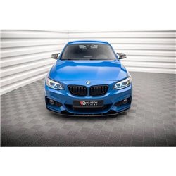 Maxton - Street Pro Lame Du Pare-Chocs Avant BMW 2 M-Pack F22 Noir-Rouge